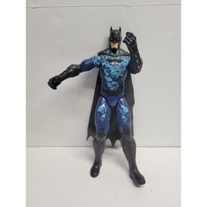 DC Comics Batman Action Figure 12" Blue Digital Camo Tactical 2021 Spin Master‎
